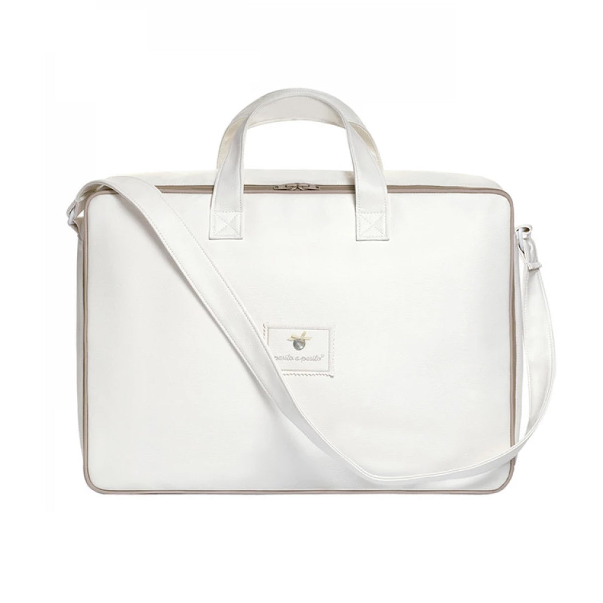 Pasito A Pasito Suitcase Clinic Large Leatherette Beige